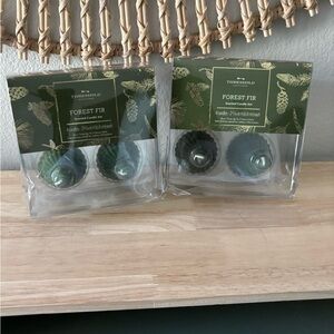 Threshold Forest Fir Candle Set- Dark Green Christmas  tree shape